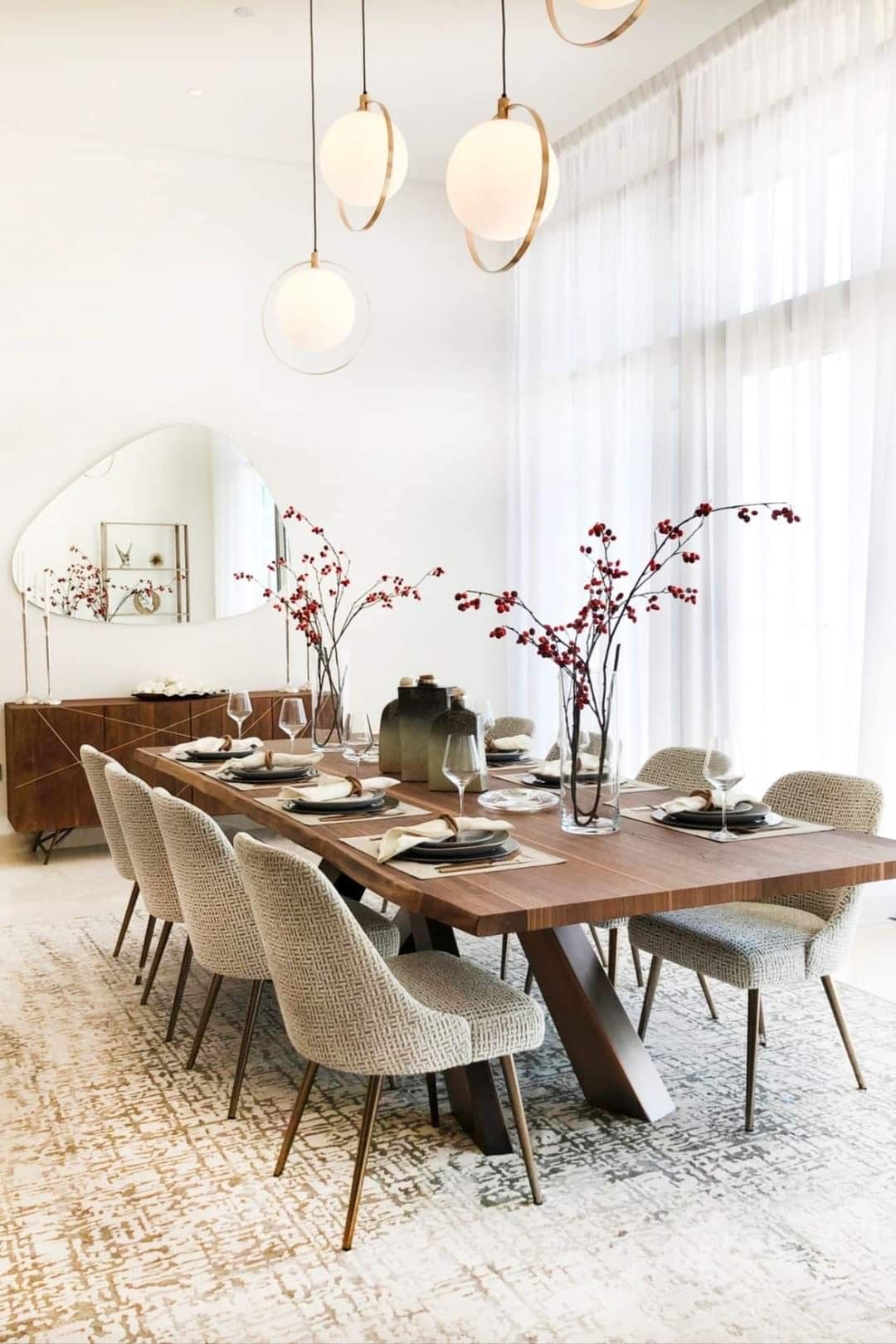 Claro Walnut Dining Table
