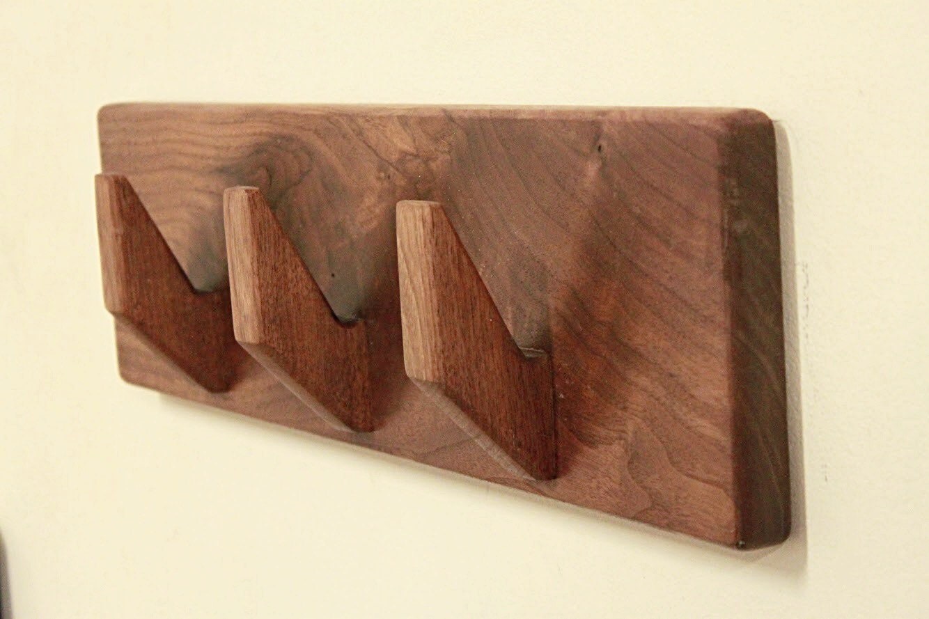 Modern Wall Mounted Coat Rack, Towel Rack, Robe Hooks