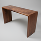 Walnut Waterfall Console Table or Sofa Table - Handmade in Columbus Ohio