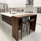 Kitchen Island Extension Table, Walnut Kitchen Island Extendable Table Add On