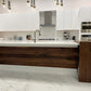 Kitchen Island Extension Table, Walnut Kitchen Island Extendable Table Add On