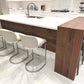 Kitchen Island Extension Table, Walnut Kitchen Island Extendable Table Add On