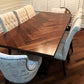 Custom Herringbone Dining Table for Michele