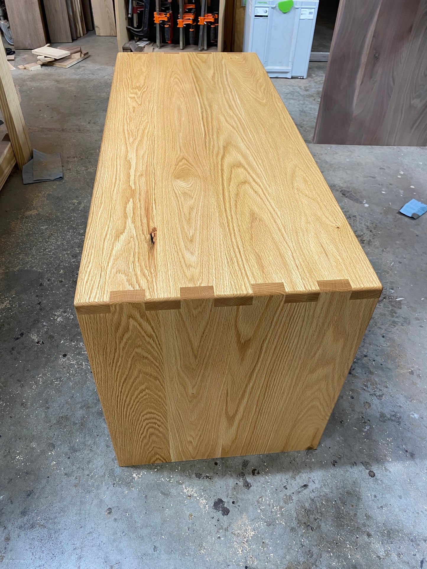 Ottoman Coffee Table Custom Fitted to Your Ottoman, Ottoman Table Cover, Oak Ottoman Overlay