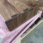 Wide Over Ottoman Cocktail Table, Wide Ottoman Tray in Walnut, Oversized Wood Ottoman Top