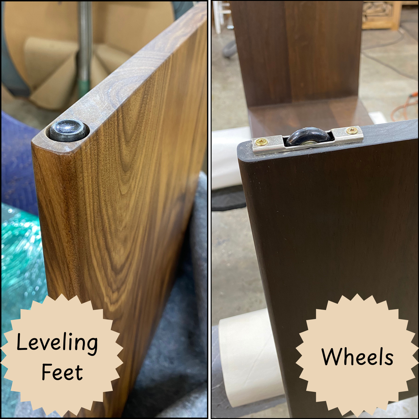 Ottoman Coffee Table Custom Fitted to Your Ottoman, Ottoman Table Cover, Oak Ottoman Overlay