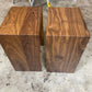 Walnut Sculpture Stand, Art Plinth or Pedestal Stand Handmade with Modern Waterfall Joinery
