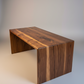 beautiful solid walnut wood coffee table hand made in america