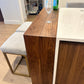 Kitchen Island Extension Table, Walnut Kitchen Island Extendable Table Add On