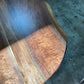 Live Edge Round Dining Table in Walnut