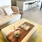 wood ottoman tray or ottoman sled custom fitted to clients existing ottoman
