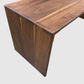 Ottoman Coffee Table Custom Fitted to Your Ottoman, Ottoman Table Cover, Walnut Ottoman Overlay