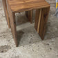 Modern Walnut Waterfall End Table or Side Table