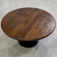 Round Walnut Dining Table With Tulip Pedestal Base - Handmade in USA