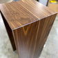 Walnut Sculpture Stand, Art Plinth or Pedestal Stand Handmade with Modern Waterfall Joinery