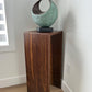 Custom Walnut Sculpture Stand For Sheryl