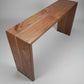 moden walnut living room or. entrway furniture, made in america, sourced and built in Columbus Ohio