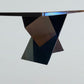 Contemporary Walnut Dining Table, Handmade in Walnut with Asymmetrical X Base