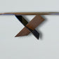Contemporary Walnut Dining Table, Handmade in Walnut with Asymmetrical X Base