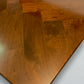 Contemporary Walnut Dining Table, Handmade in Walnut with Asymmetrical X Base