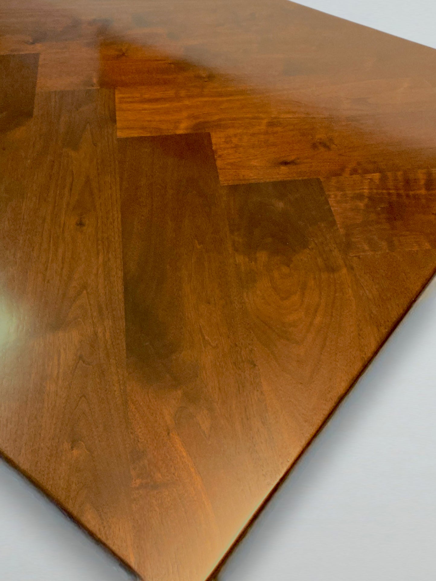 Contemporary Walnut Dining Table, Handmade in Walnut with Asymmetrical X Base