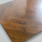 Contemporary Walnut Dining Table, Handmade in Walnut with Asymmetrical X Base