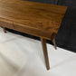 MCM Walnut Writing Desk With Push To Open Drawers