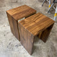 Modern Walnut Waterfall End Table or Side Table