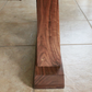 Walnut Craftsman Trestle Dining Table - Stunning Herringbone Table Top