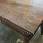 Mid Century Modern Desk with Figured Walnut Drawers