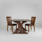 walnut dining table, walnut trestle table, handmade dining table in columbus ohio, small business, woodorker, custom dining table, herringbone dining table, unique dining table, one of a kind dining table, contemporary, modern wood dining table
