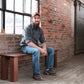 Parsons Style Bench Handmade in Solid Walnut