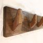 Mid Century Modern Coat Rack, Walnut Coat Rack, columbus ohio, wall mounted wood coat rack, robe hook, coat hooks, modern coat rack, mudroom, entryway