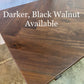 Walnut Herringbone Dining Room Table with Parsons Style Base