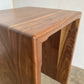 Modern Walnut Waterfall End Table or Side Table