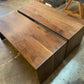 Modern Walnut Waterfall Coffee Table