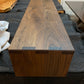 Over Ottoman Cocktail Table or Ottoman Tray in Walnut, Oversized Wood Ottoman Top