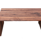 Modern Walnut Waterfall Coffee Table